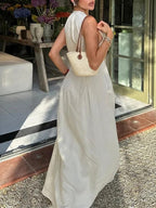 Elegant Party Dresses for Women New Midi Dresses Sleeveless Bodycon Dress Summer