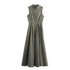 Elegant Party Dresses for Women New Midi Dresses Sleeveless Bodycon Dress Summer
