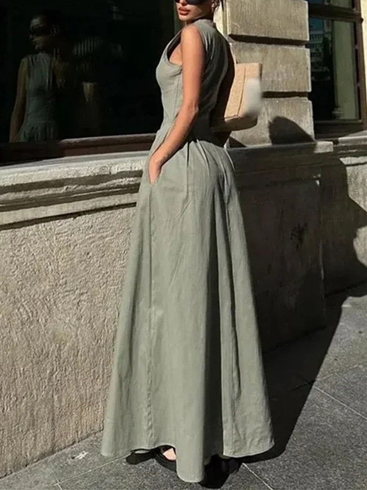 Elegant Party Dresses for Women New Midi Dresses Sleeveless Bodycon Dress Summer