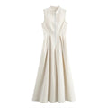 Elegant Party Dresses for Women New Midi Dresses Sleeveless Bodycon Dress Summer