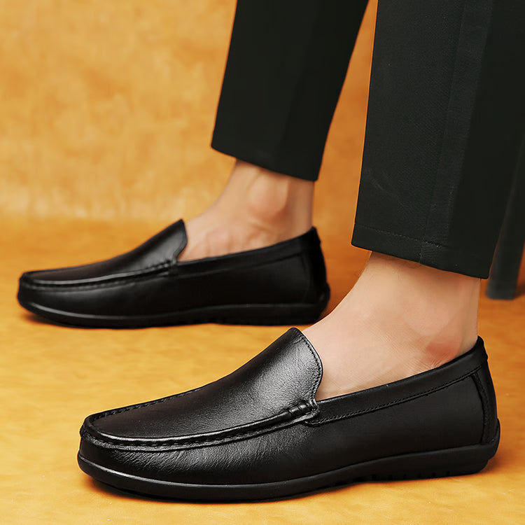 Men's Genuine Leather Oxford Shoes – Comfortable Business & Formal Dress Footwear