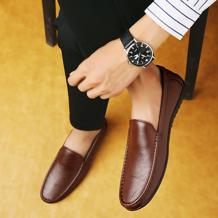 Men's Genuine Leather Oxford Shoes – Comfortable Business & Formal Dress Footwear