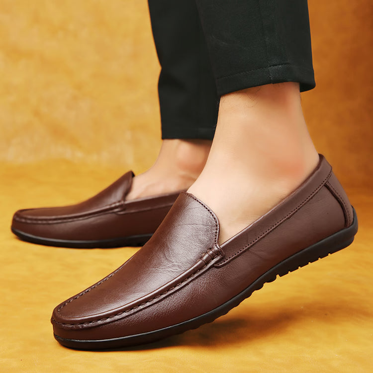 Men's Genuine Leather Oxford Shoes – Comfortable Business & Formal Dress Footwear
