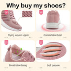 Women's Spring Sneakers – Soft Sole Breathable Lace-Up Sports & Running Shoes