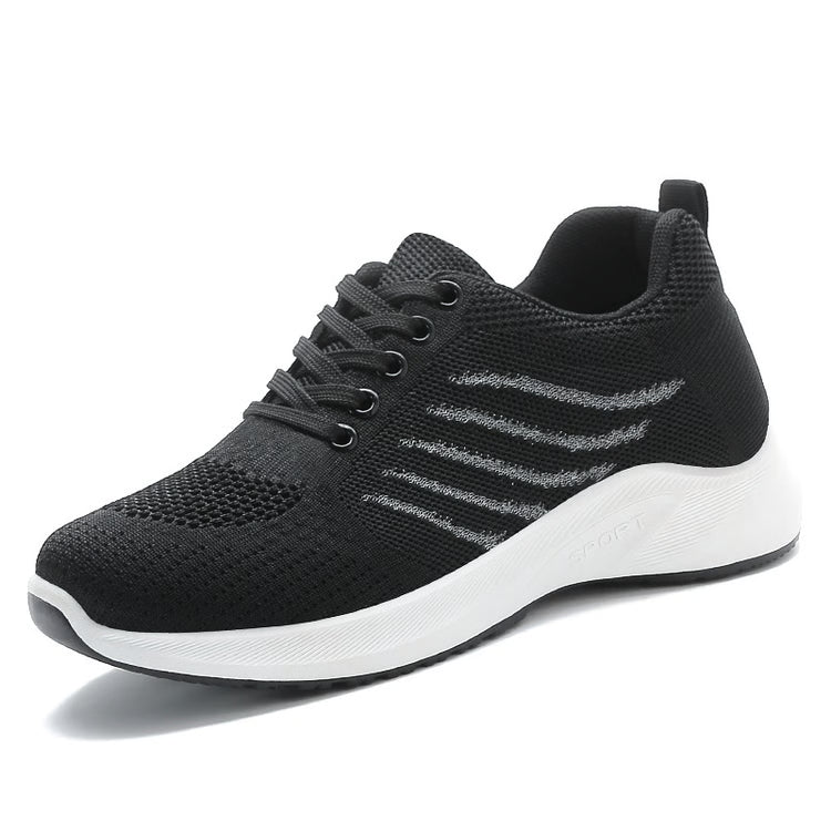 Women's Spring Sneakers – Soft Sole Breathable Lace-Up Sports & Running Shoes