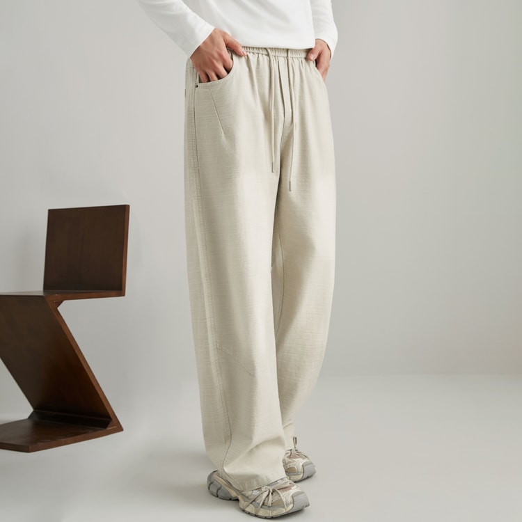 Men Streetwear Fashion Loose Casual Sport Pants Vintage Washed Cotton Cargo Pant Cityboy Trousers Joggers Sweatpants