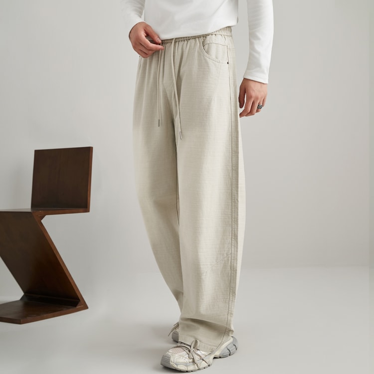 Men Streetwear Fashion Loose Casual Sport Pants Vintage Washed Cotton Cargo Pant Cityboy Trousers Joggers Sweatpants