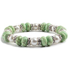 Natural Stone Beaded Circle Elastic Bracelets Bangles Charm Distance Bracelet Fashion Jewelry Men Women Couple Gift