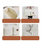 Women's Large Capacity Diaper Tote Bag – Cotton Mommy Shoulder & Maternity Shopping Bag