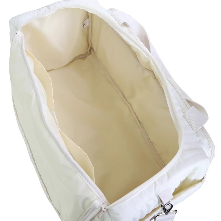 Women's Large Capacity Diaper Tote Bag – Cotton Mommy Shoulder & Maternity Shopping Bag